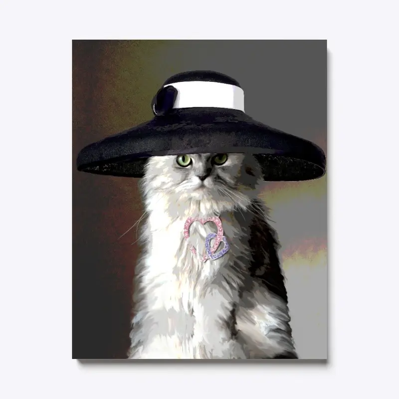 Glamorous Angora Canvas Print